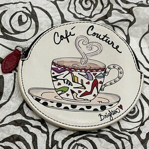 BRIGHTON LEATHER “CAFE COUTURE” COIN PURSE